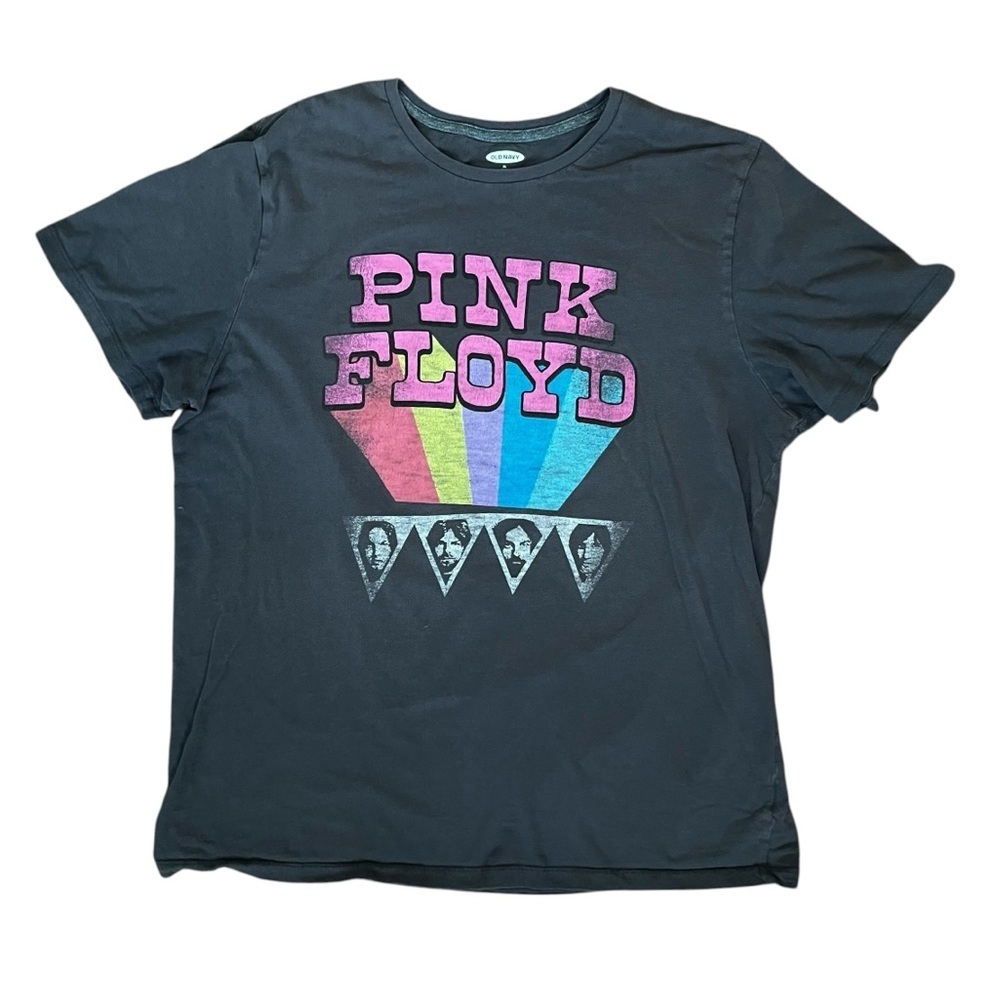 Pink Floyd Men’s XL Gray Short Sleeve Shirt Old Navy Soft Cotton